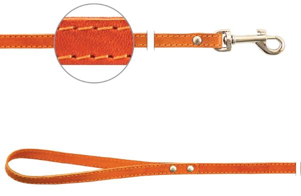 "Гамма" поводок кожаный