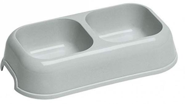 Ferplast Миска для животных Party 16 двойная, серая