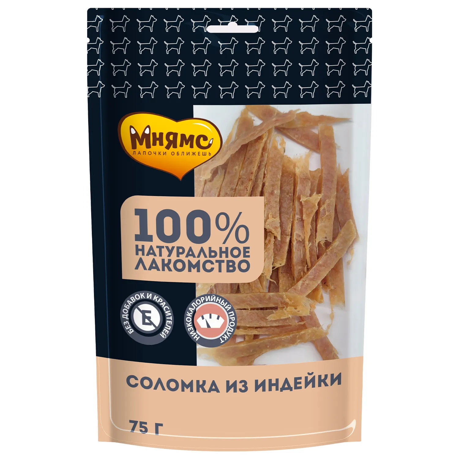 Мнямс Соломка из индейки для собак 