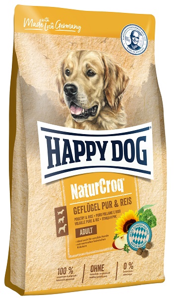Happy Dog NaturCroq Geflügel (Птица и рис)