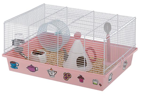 Клетка Ferplast "MILOS SMALL TEA TIME" (белая)