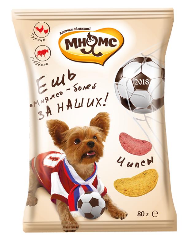 Мнямс Чипсы для собак, 80 г