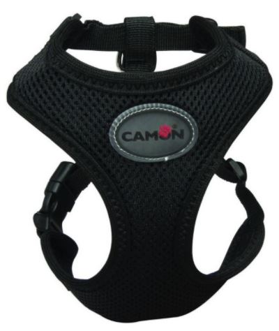 CAMON Шлея из сетчатого полиэстра черная