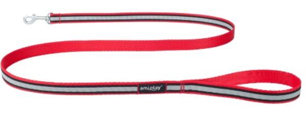 Поводок AmiPlay Shine (Красный)