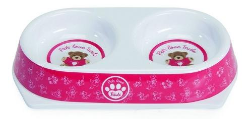 CAMON Миска из меламина двойная с мишкой TRUDI