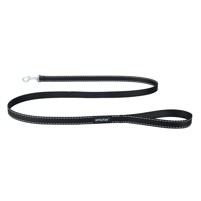 Поводок Ami Play Reflective (Черный)