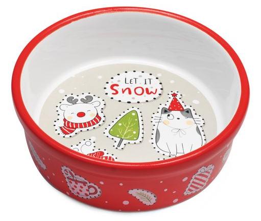 Triol Миска керамическая Снежок