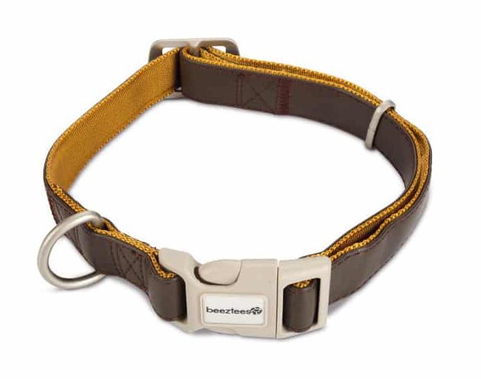 Beeztees Ошейник Маклезер SoftTouch, коричневый