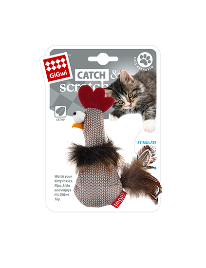 GiGwi Петух с кошачьей мятой