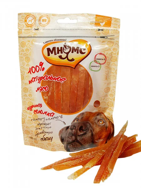 Мнямс Куриная соломка с омега-3, омега-6