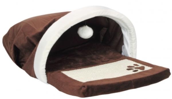 Lolo Pets Лежанка-пещера с когтеточкой