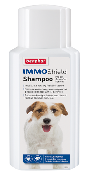 Beaphar Шампунь IMMO Shield от паразитов для собак, 200 мл