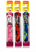 Поводок Hartz нейлоновый 121x1,5 см (стильный)