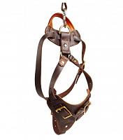 Kinologprofi Шлейка Атака, кожа H-001