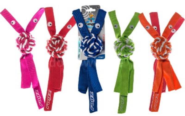 Игрушка канатная с пищалкой Rogz Cowboyz Large