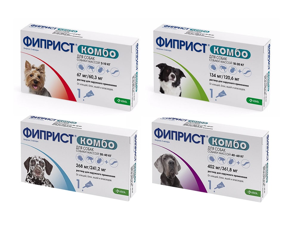 KRKA Фиприст Комбо для собак
