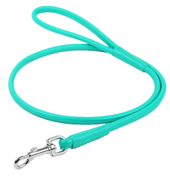 Поводок "Waudog" (Glamour) круглый, ментоловый