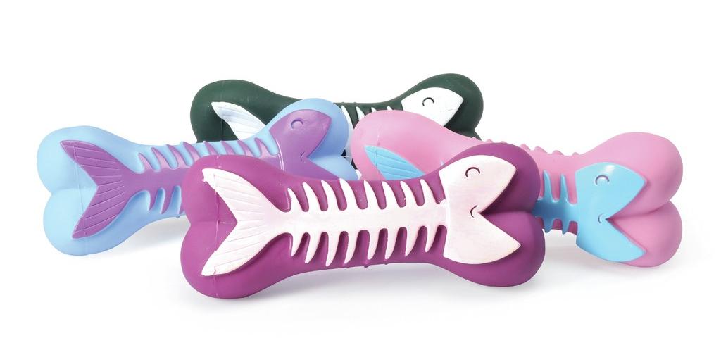 CAMON Кость с рыбьей косточкой для собак, 25 см