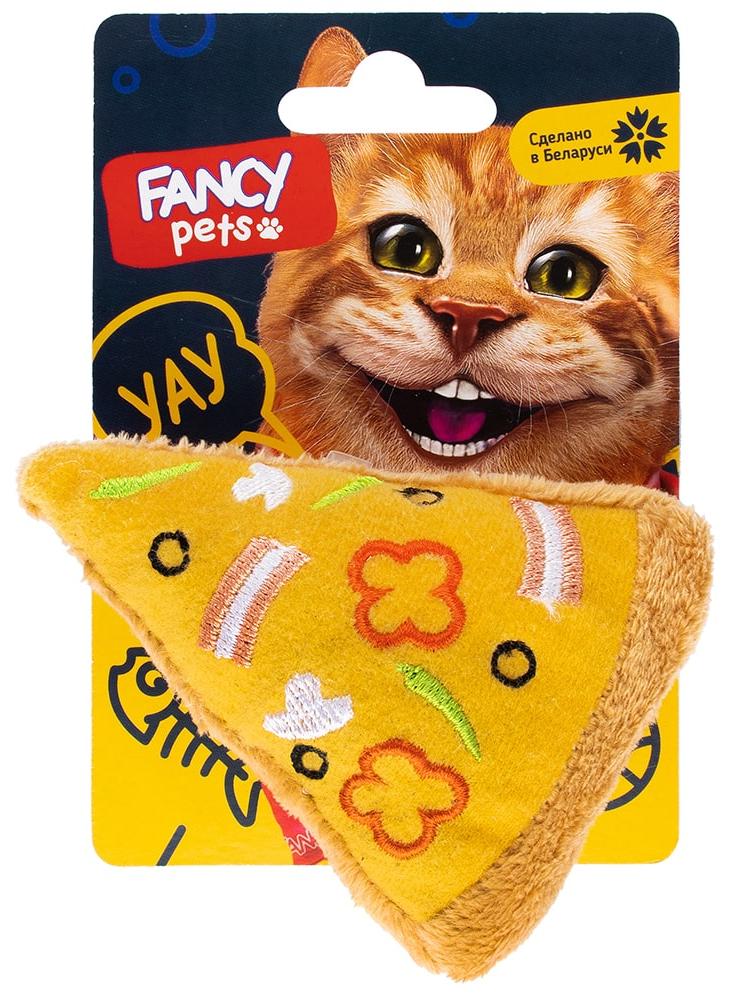Fancy pets Игрушка для кошек Пицца, 10 см