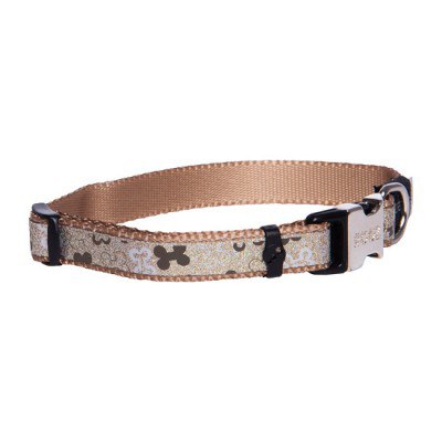 Ошейник Rogz "Lapz Trendy Halsb" (Brown Bones)