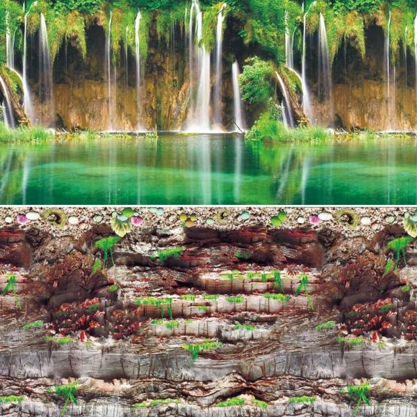 Laguna Фон "Скалистая стена/Водопад на Амазонке" 9035/9083