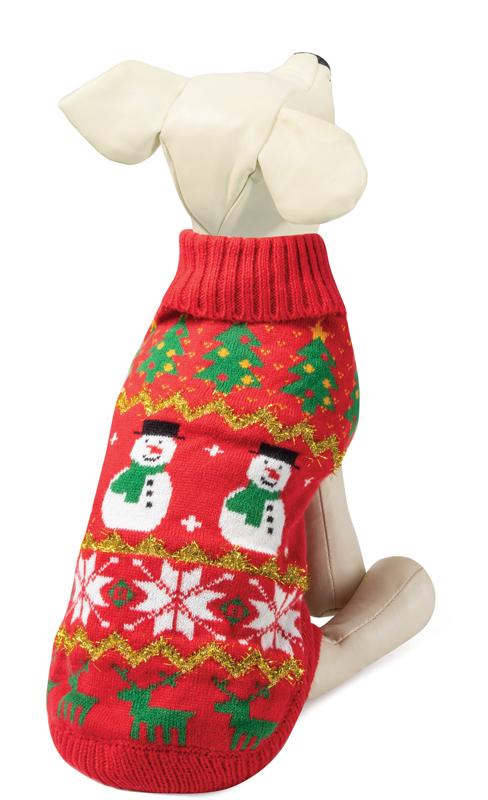 Triol Свитер Снеговик, красный