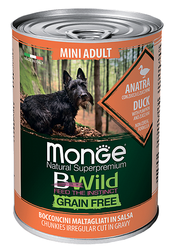 Monge Консервы BWild GF Mini Adult (Утка)