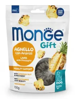 Monge Gift Mobility Support Dog Тренировочные лакомства с ягнёнком и ананасом