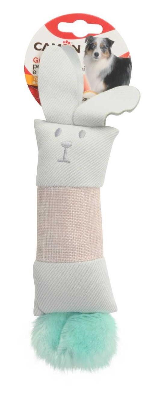 CAMON Кролик с пищалкой для собак, 24 см