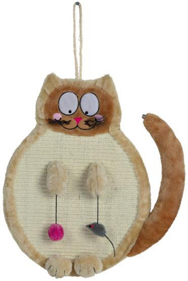 Когтеточка "TRIXIE" "Кошка" с игрушками, 36 х 50 см