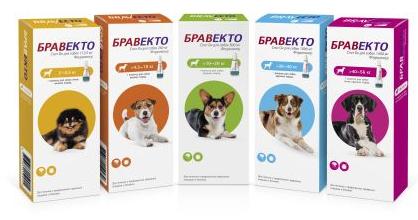 Бравекто Спот Он для собак