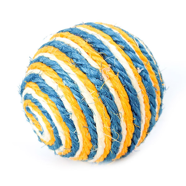 For Friends Игрушка для кошек Шар сизалевый, 9,5 см