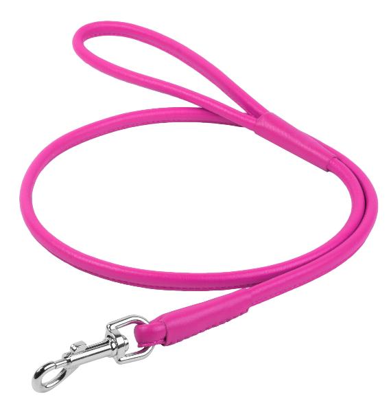 Поводок "Waudog" (Glamour) круглый, розовый
