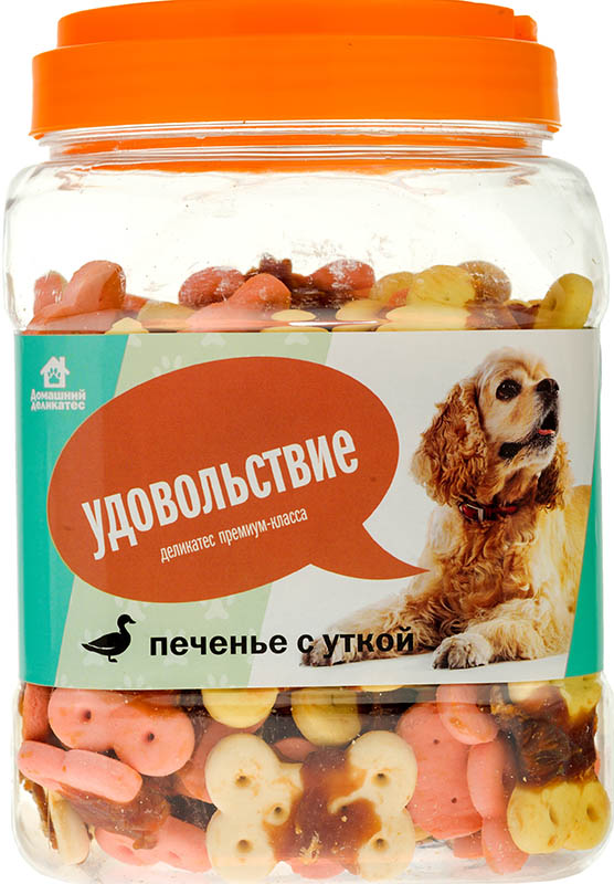 Домашний деликатес "Удовольствие" (печенье с уткой)