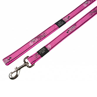 Поводок Rogz Fancy dress Pink Bone
