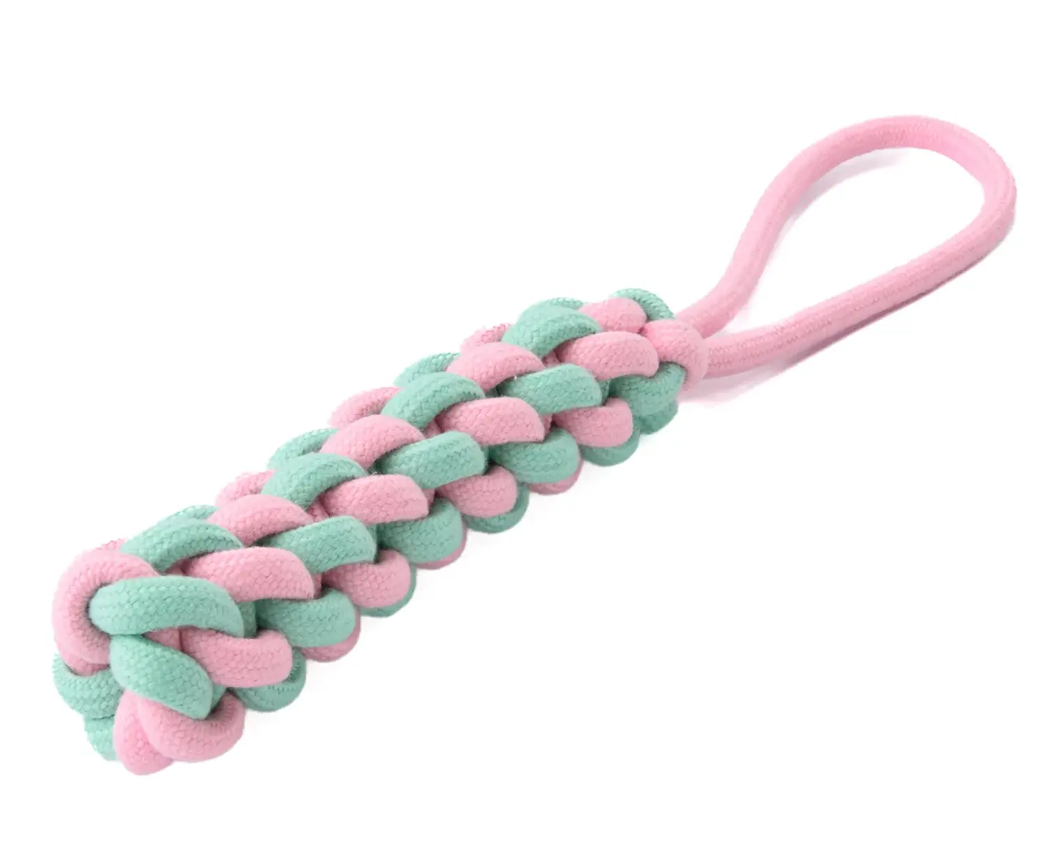 Mr.Kranch Жгут из каната, розовая с голубым