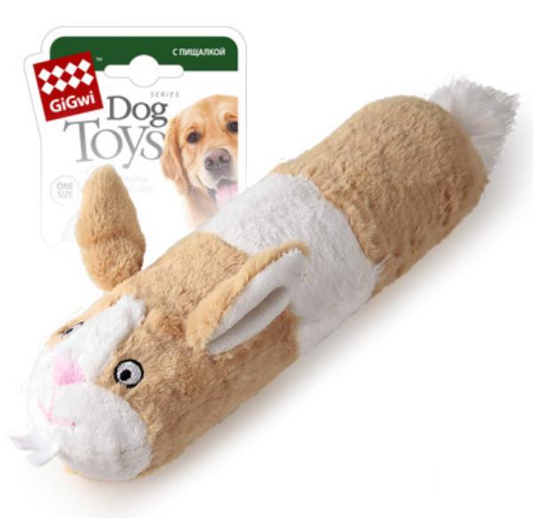 GiGwi Заяц с большой пищалкой