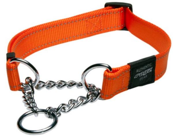 Ошейник-полуудавка Rogz "Utility" (оранжевый)