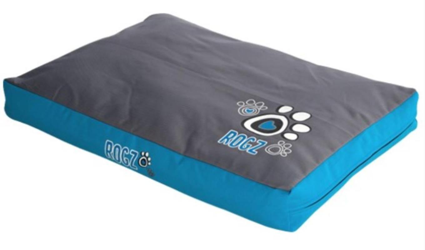 Rogz Лежак Spice Pod Flat Turquoise Paw