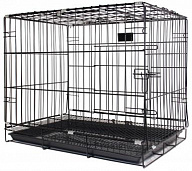 PetsLife Клетка для животного, черная