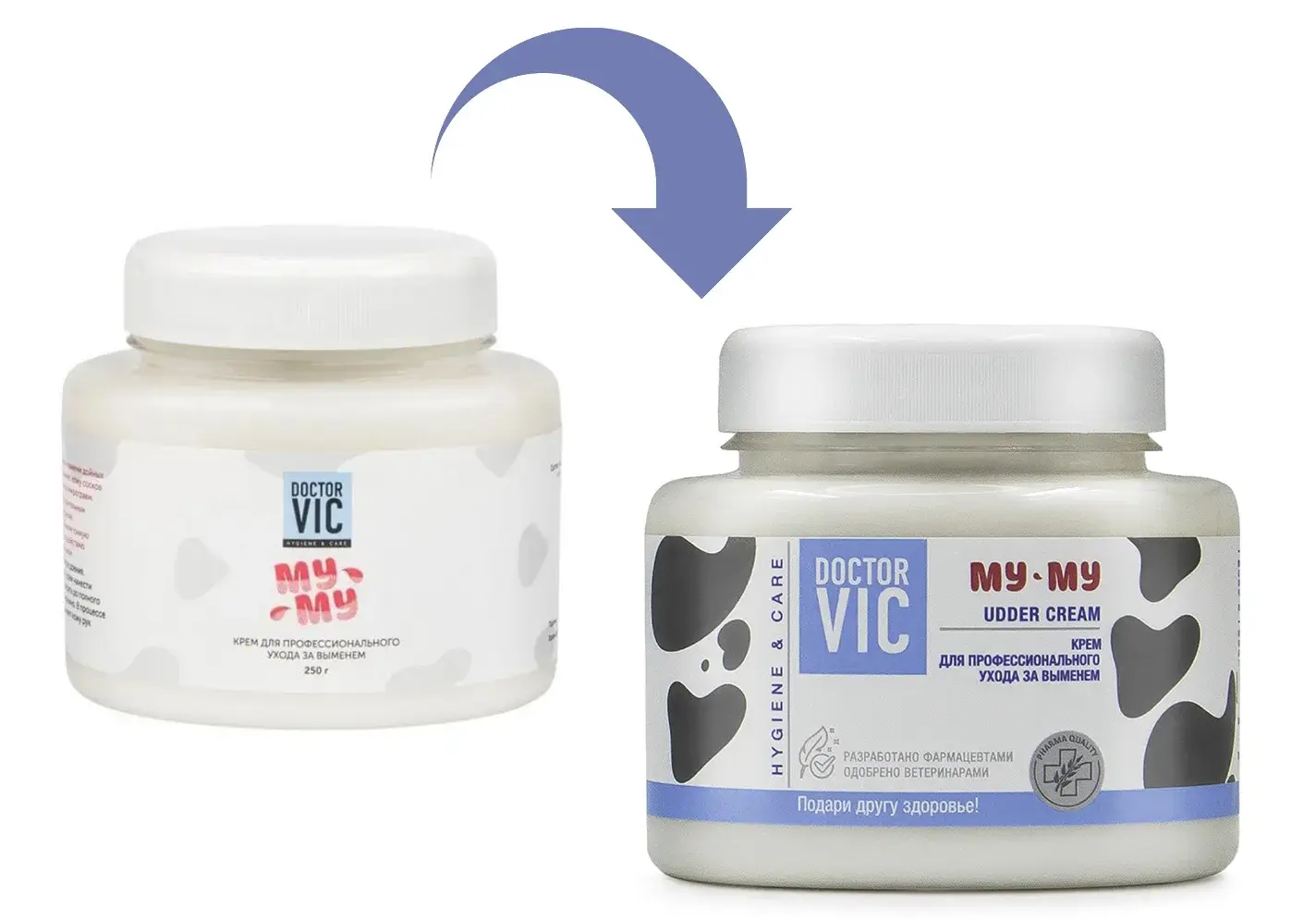 Крем Doctor VIC для вымени "Му-Му", 250 г