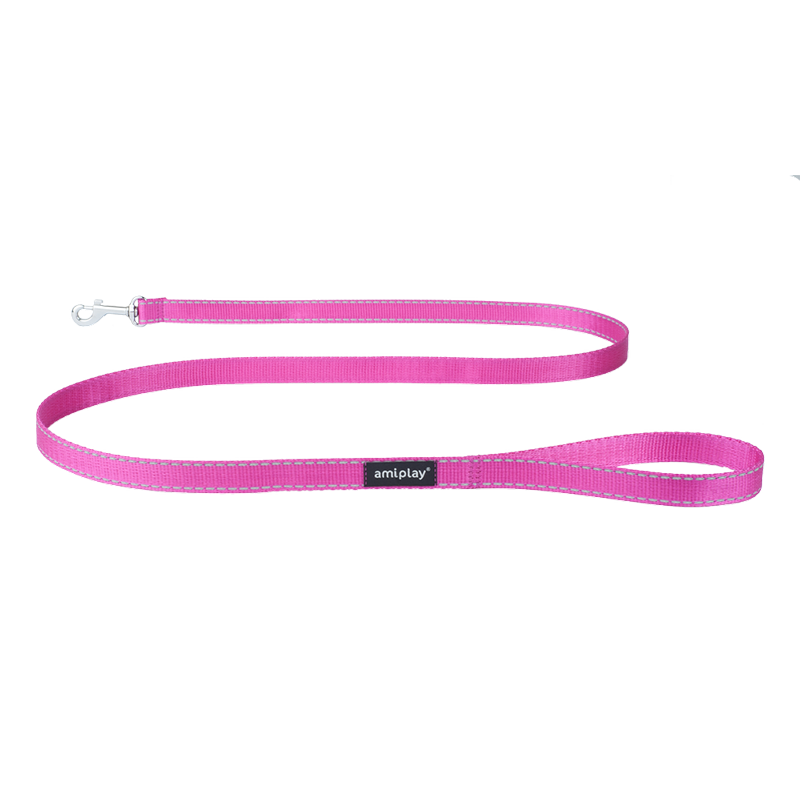 Поводок Ami Play Reflective (Розовый)