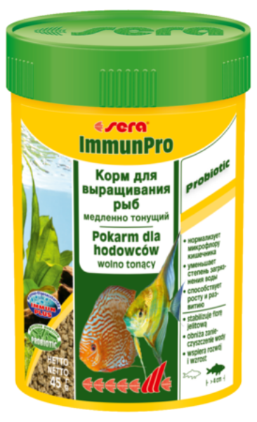 Sera Корм гранулы для выращивания всех видов рыб "ImmunPro"