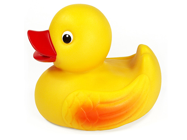 For Friends Игрушка Утёнок с пищалкой, 8,5х8х8 см