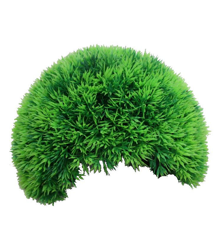 Marlin Aquarium Грот-укрытие Полусфера с растениями (темно-зеленая)