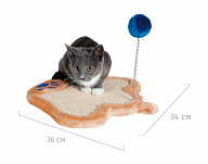 Когтеточка "TRIXIE" в виде лапы и с шариком