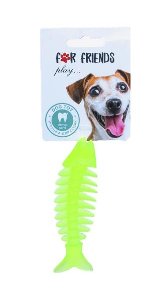 For Friends Игрушка для собак Рыбка, 14 см