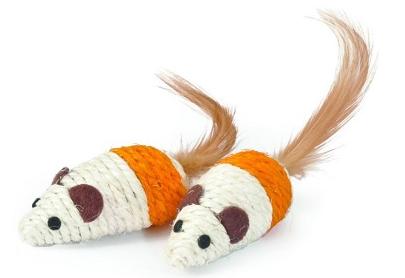 CAMON Мышь из сизали с перьями 2 шт/уп