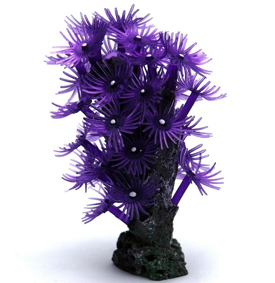 Marlin Aquarium Декор из силикона "Коралл фиолетовый" (мягкий)