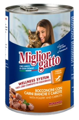 Miglior Classic Line Chunks Poultry and Carrots cat